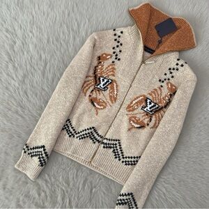 Louis Vuitton Zippered Knitted Blouson